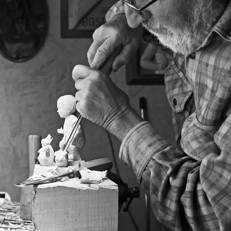 Scultura Ij Poeta del Bosch